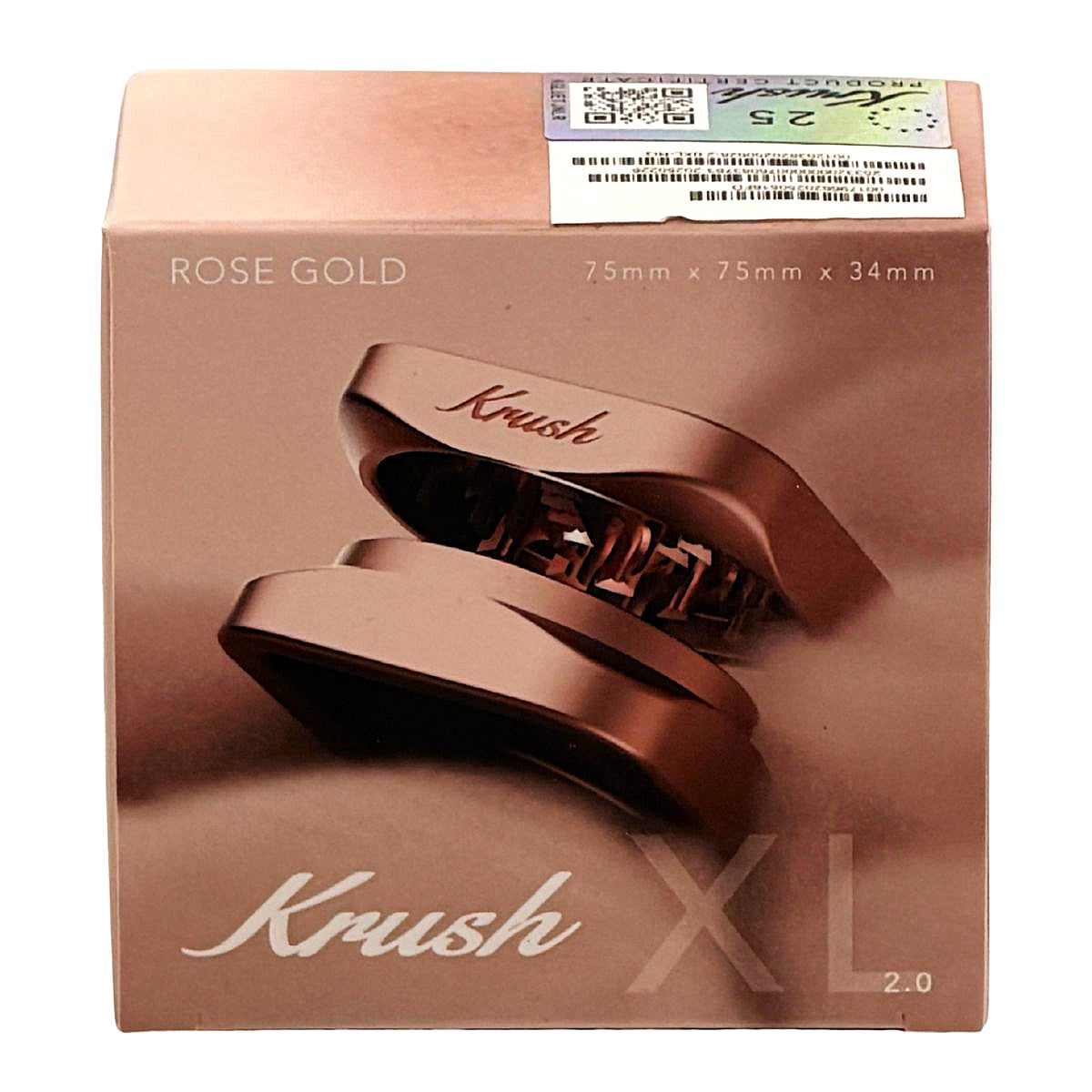 Krush Kube 2.0 XL Aluminium Grinder 2 Parts – 75mm