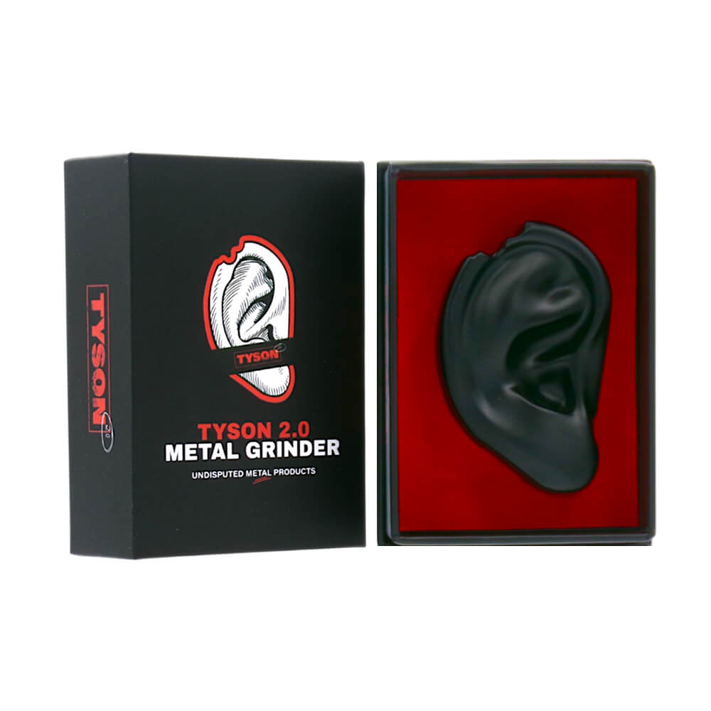Tyson 2.0 Metaal Grinder Mike Bite 2-delig - Zwart