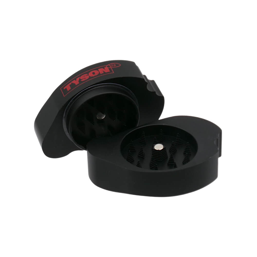 Tyson 2.0 Metaal Grinder Mike Bite 2-delig - Zwart