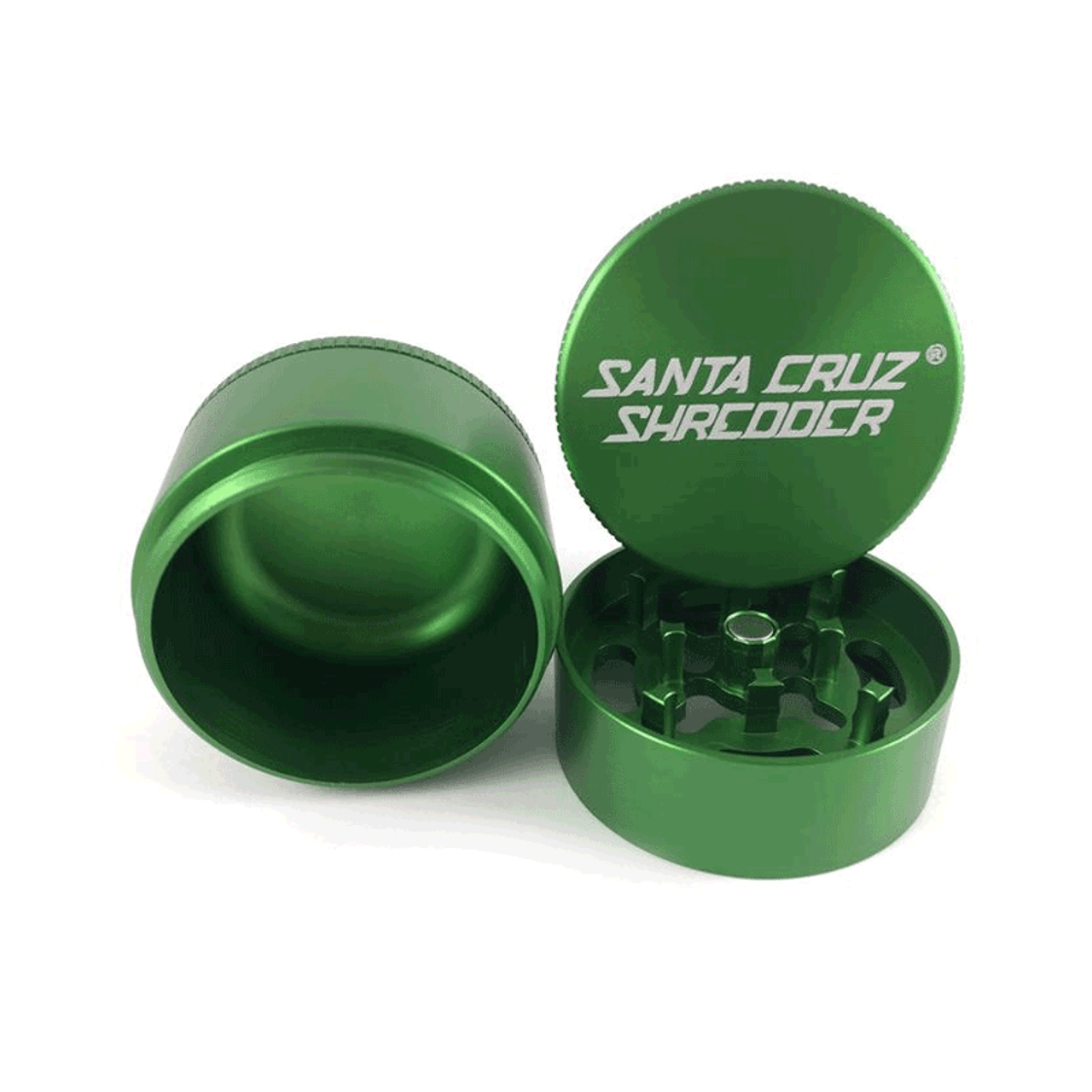 Santa Cruz Shredder-3-delige Grinder - 1 5/8 "Klein-Grijs