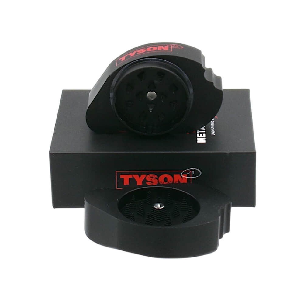 Tyson 2.0 Metaal Grinder Mike Bite 2-delig - Zwart