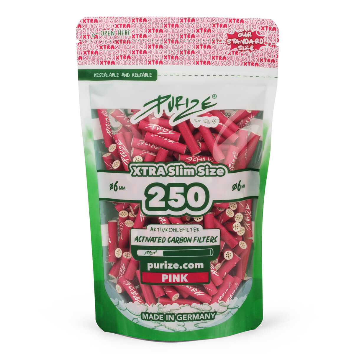 250 PURIZE XTRA Slim Size Filters