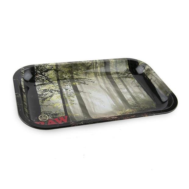 RAW - Forest Metal Rolling Tray