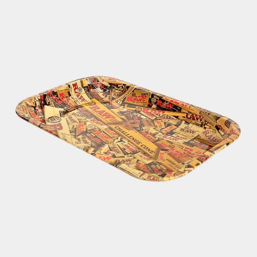 RAW - Mixed Products Metal Rolling Tray