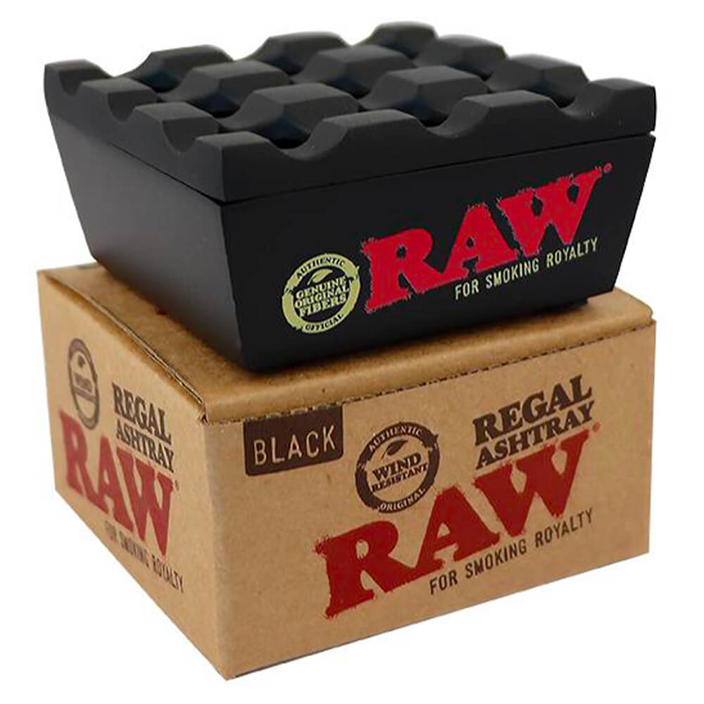 RAW Regal Metalen Zwarte Asbak